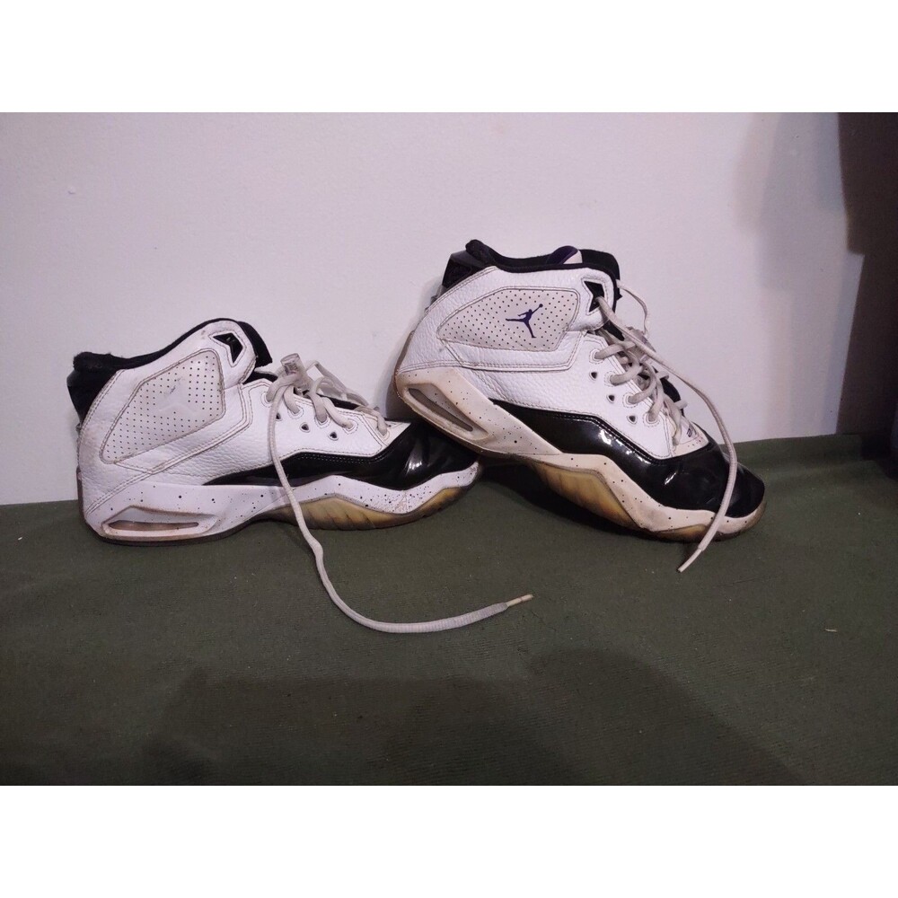 AIR JORDAN CK1425-115 WHITE COURT PURPLE B'LOYAL GS YOUTH SNEAKERS SIZE US 7Y